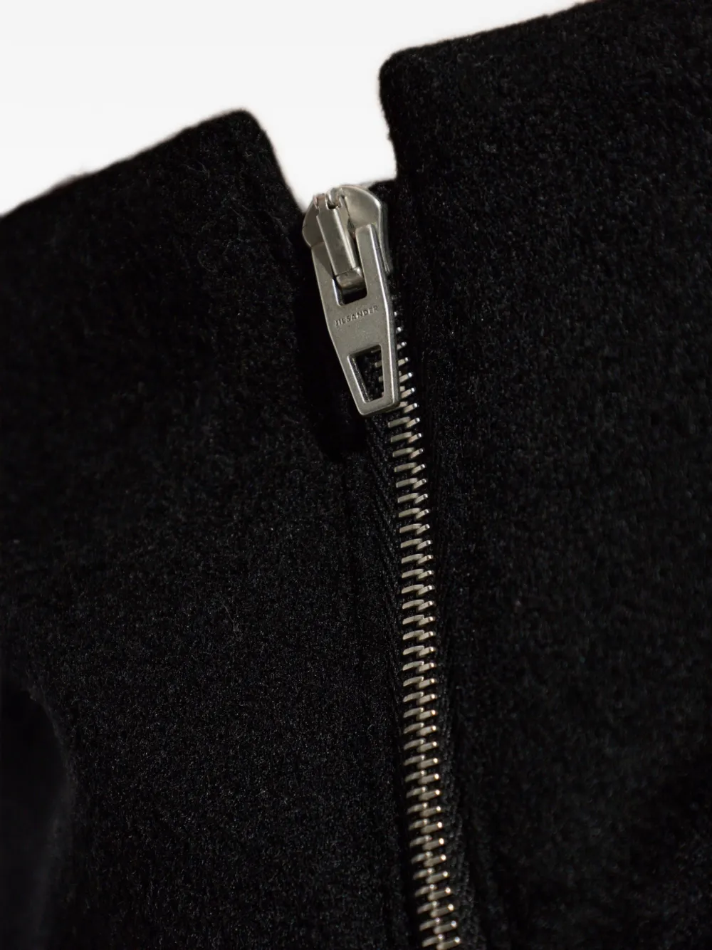 Jil Sander Jack met opstaande kraag Zwart