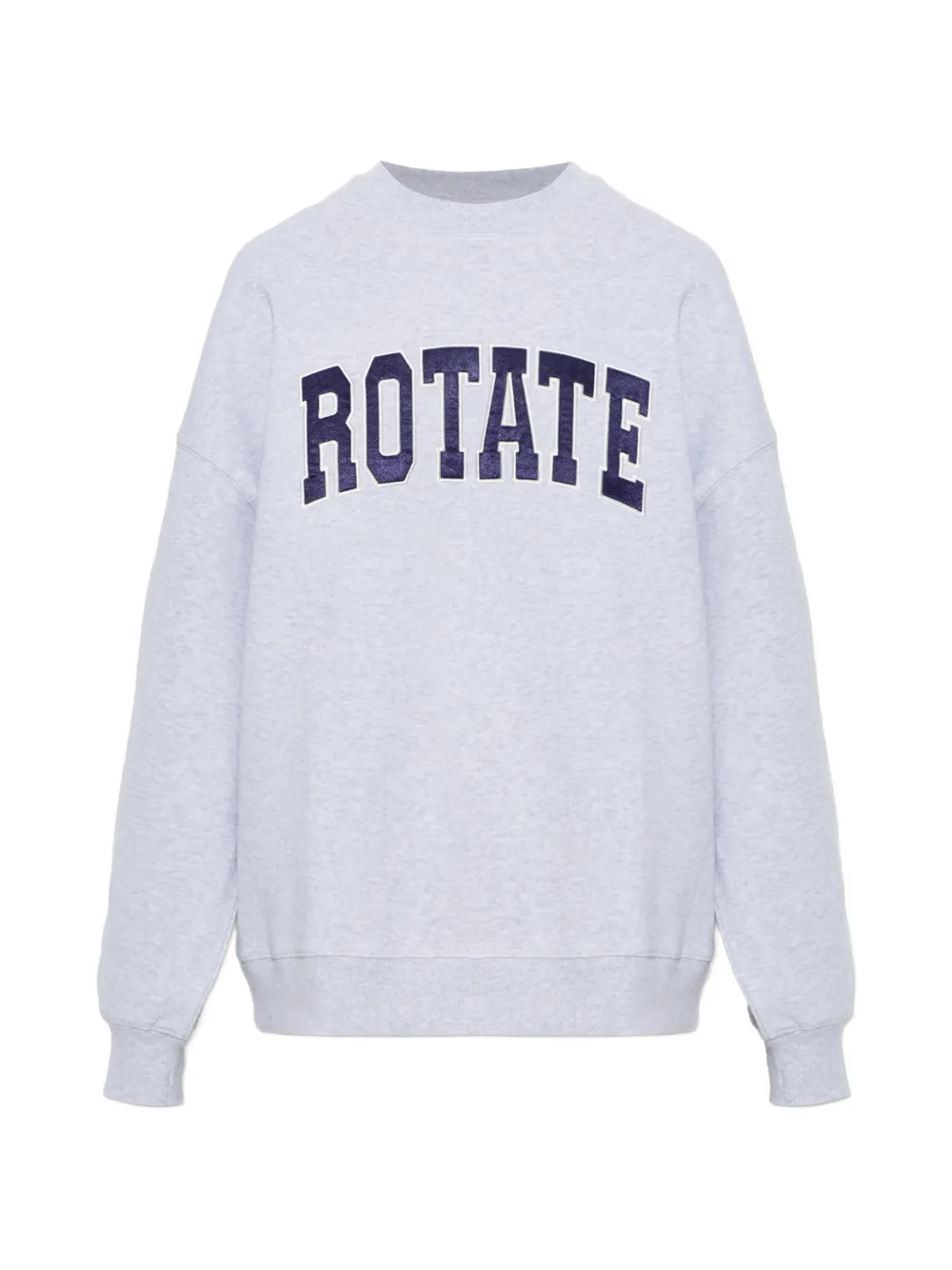 ROTATE BIRGER CHRISTENSEN logo-appliqué sweatshirt - Grigio