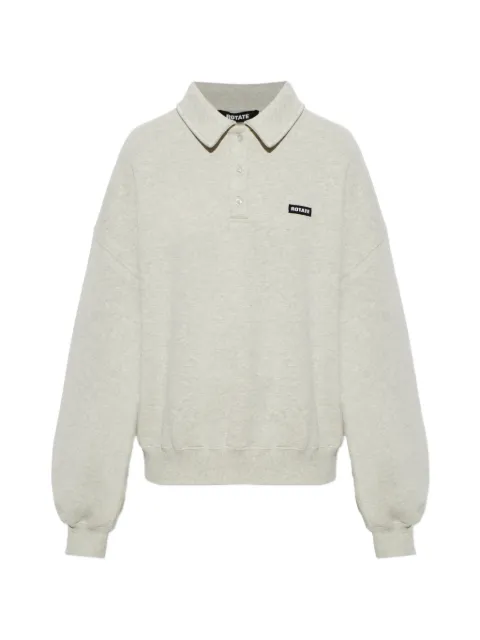 ROTATE BIRGER CHRISTENSEN logo-patch sweater