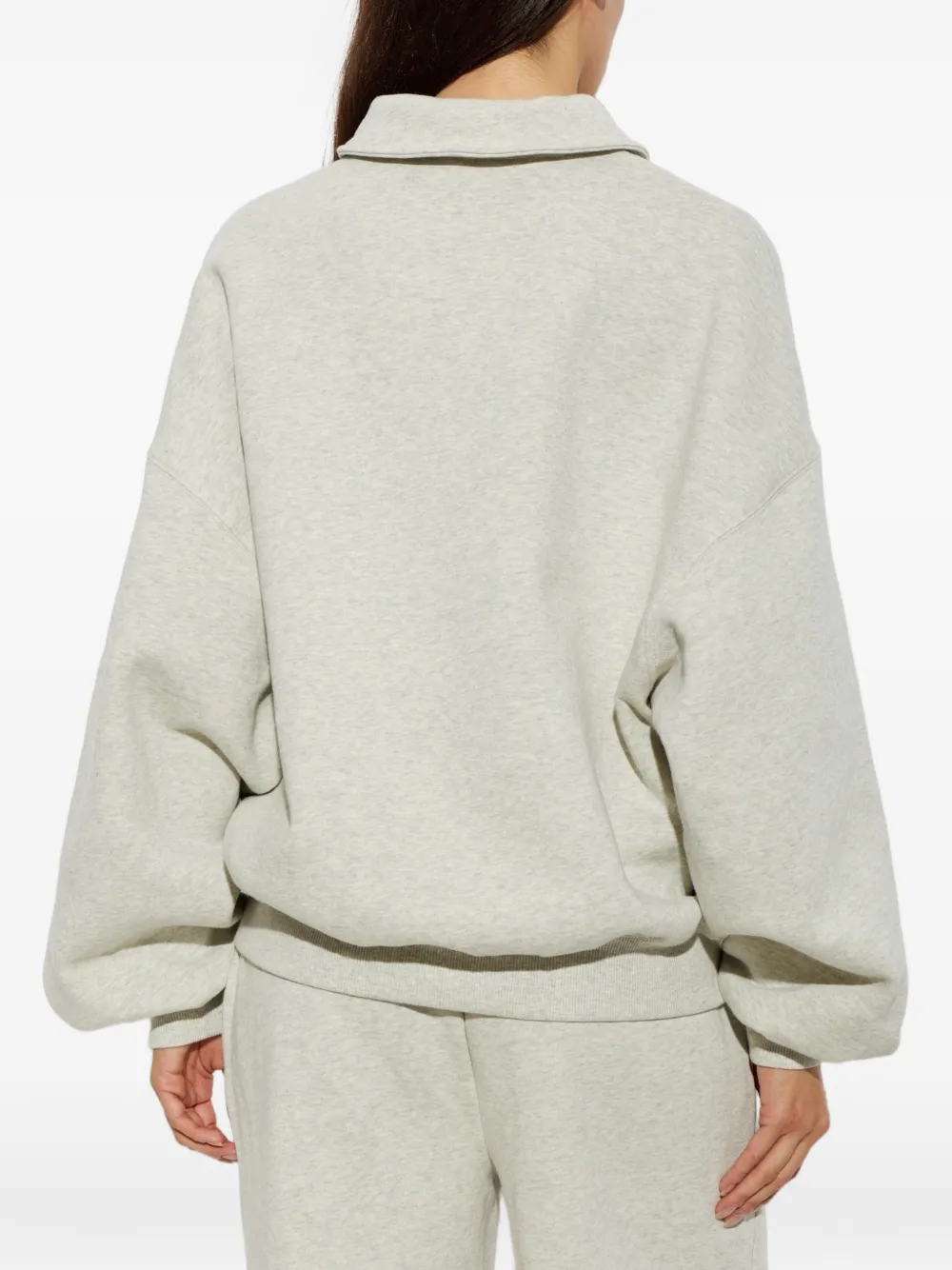 ROTATE BIRGER CHRISTENSEN Trui met logopatch Grijs