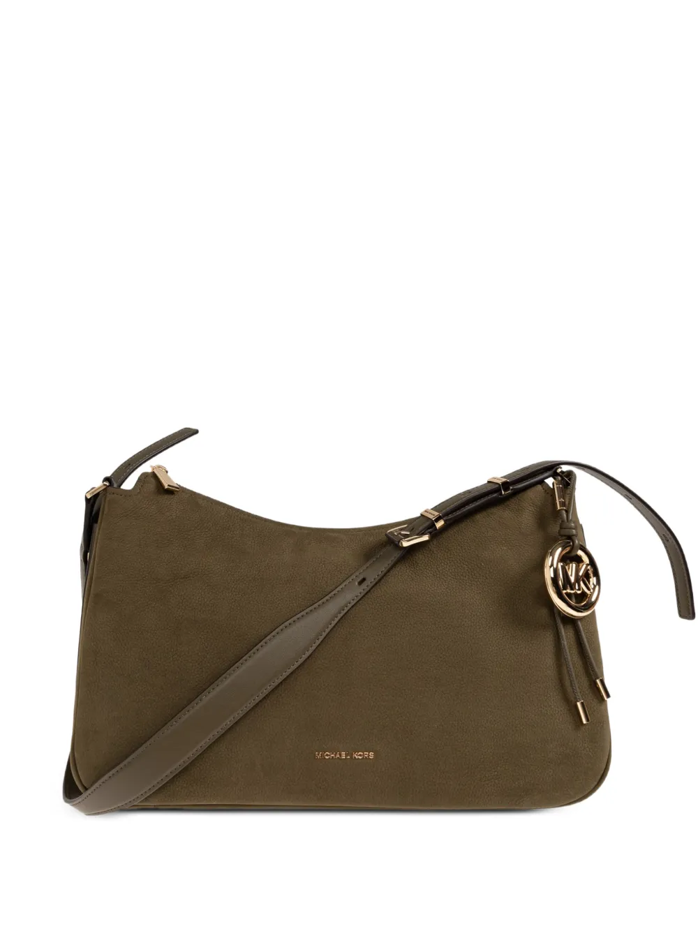 Michael Michael Kors Nolita logo-charm shoulder bag - Green