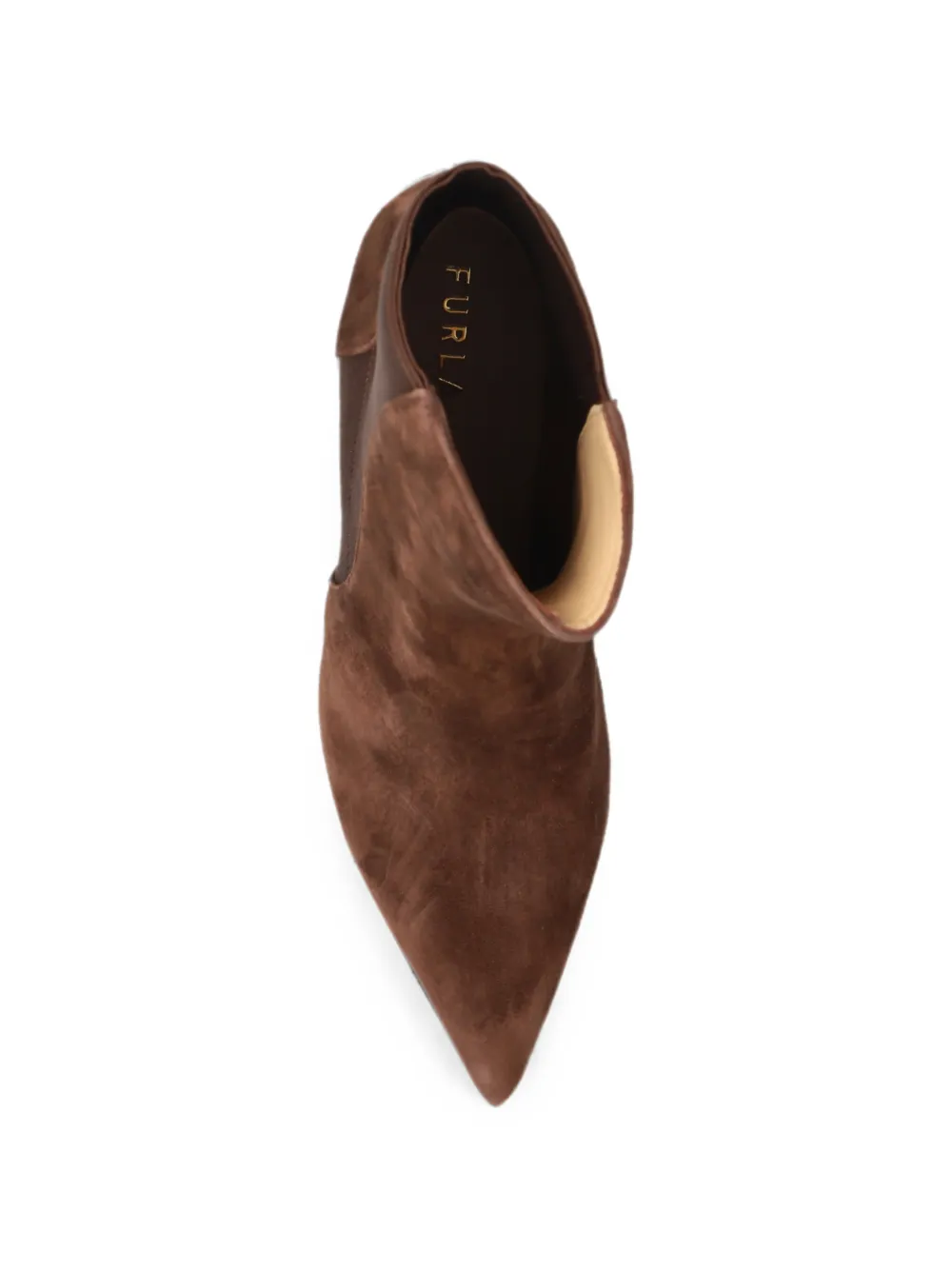 Furla Aria suede ankle boots Bruin