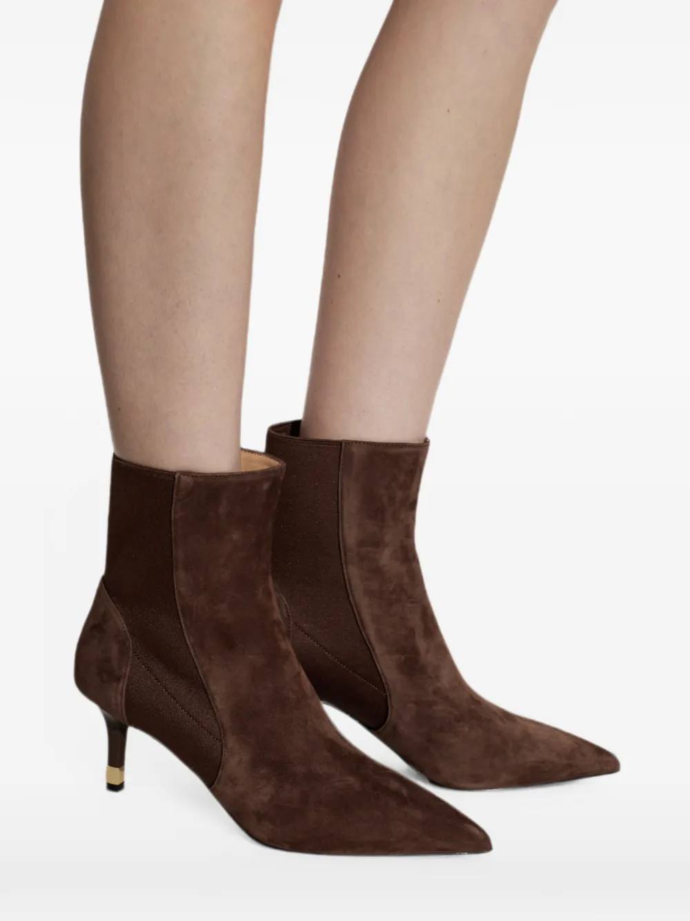 Furla Aria suede ankle boots Bruin