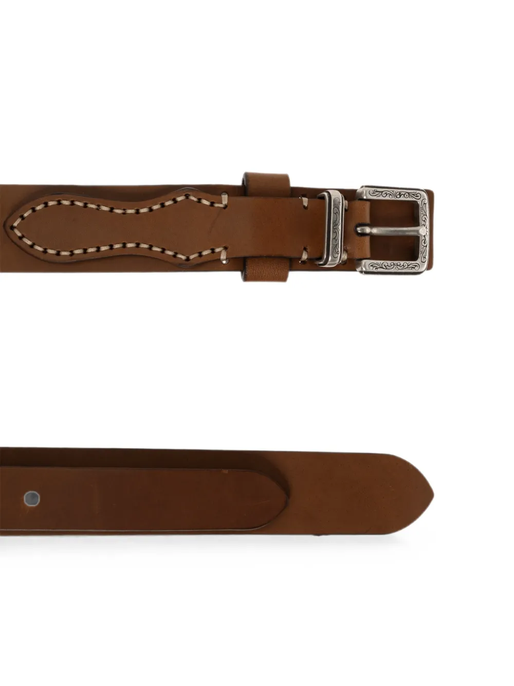 ETRO Leren riem Bruin