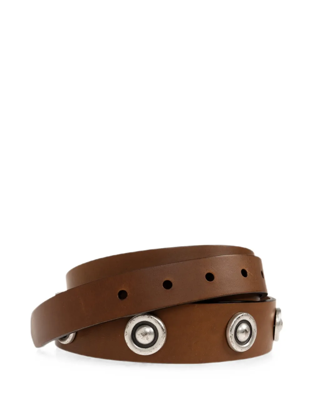 ETRO Leren riem Bruin