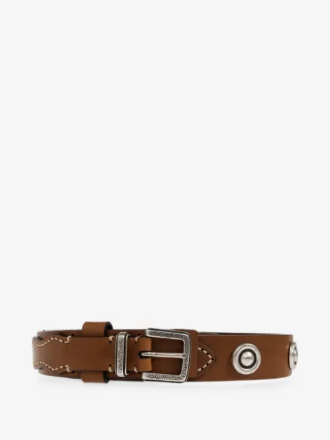 ETRO stud-embellished leather belt
