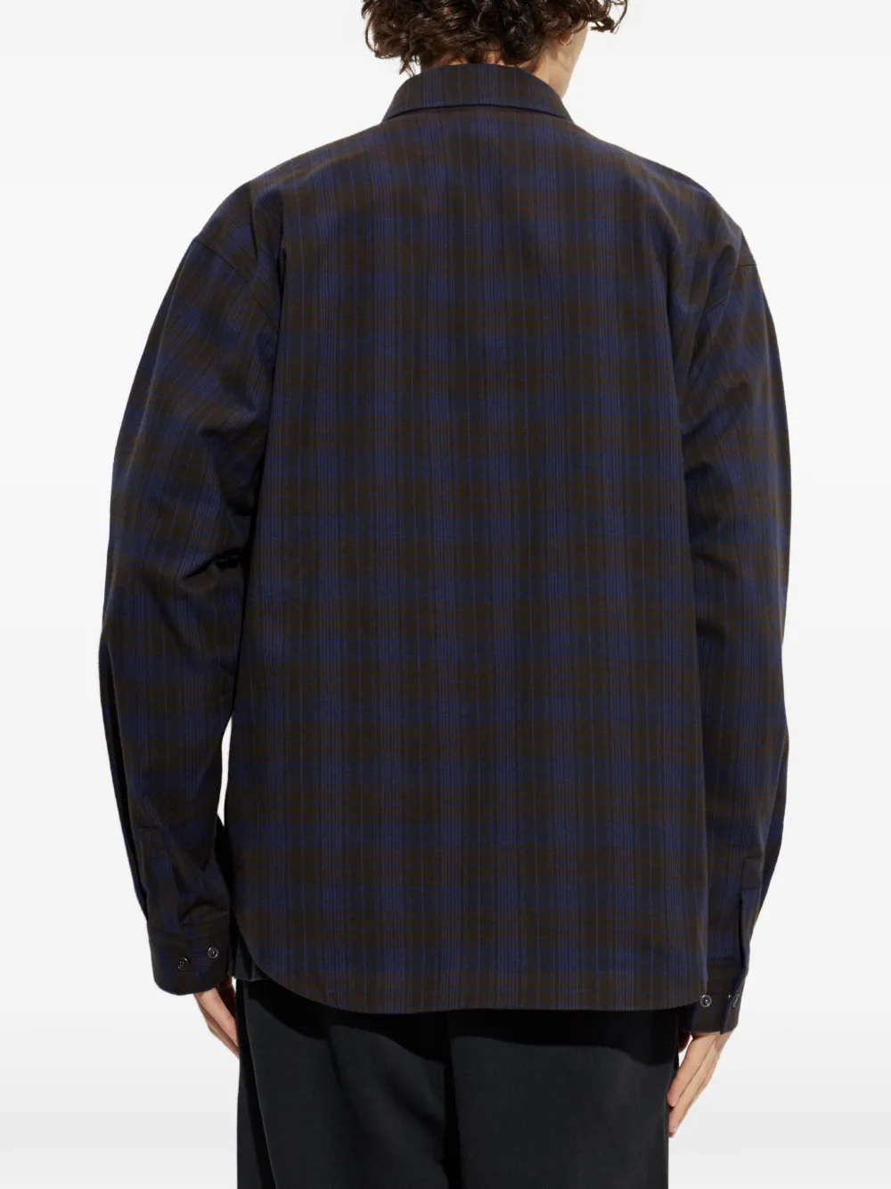 VETEMENTS Geruit jack Zwart
