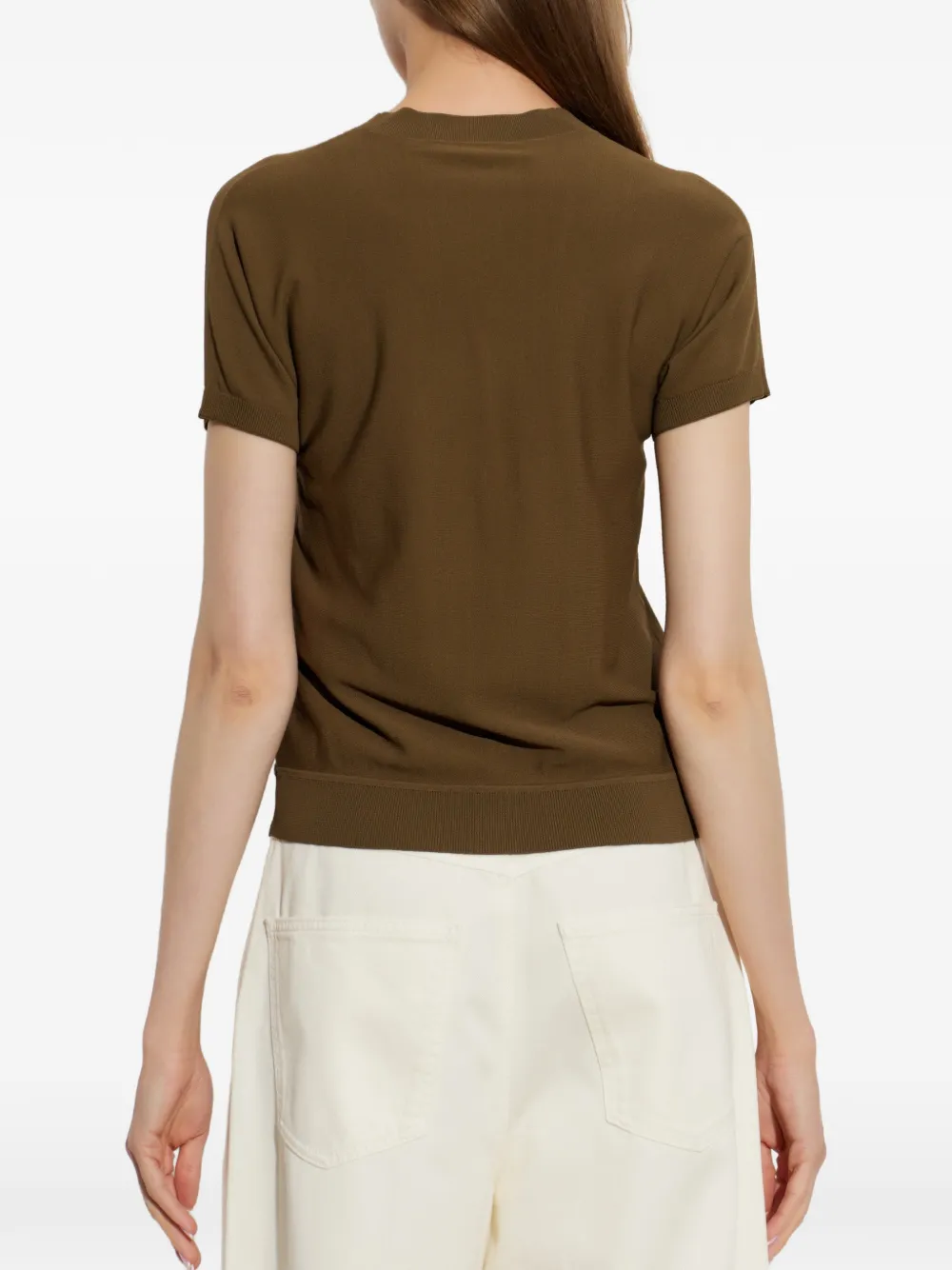 Max Mara Finito short-sleeve cardigan Bruin