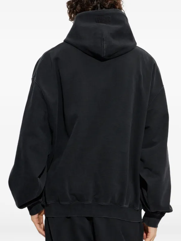 VETEMENTS ダメージ パーカー | ブラック | FARFETCH JP