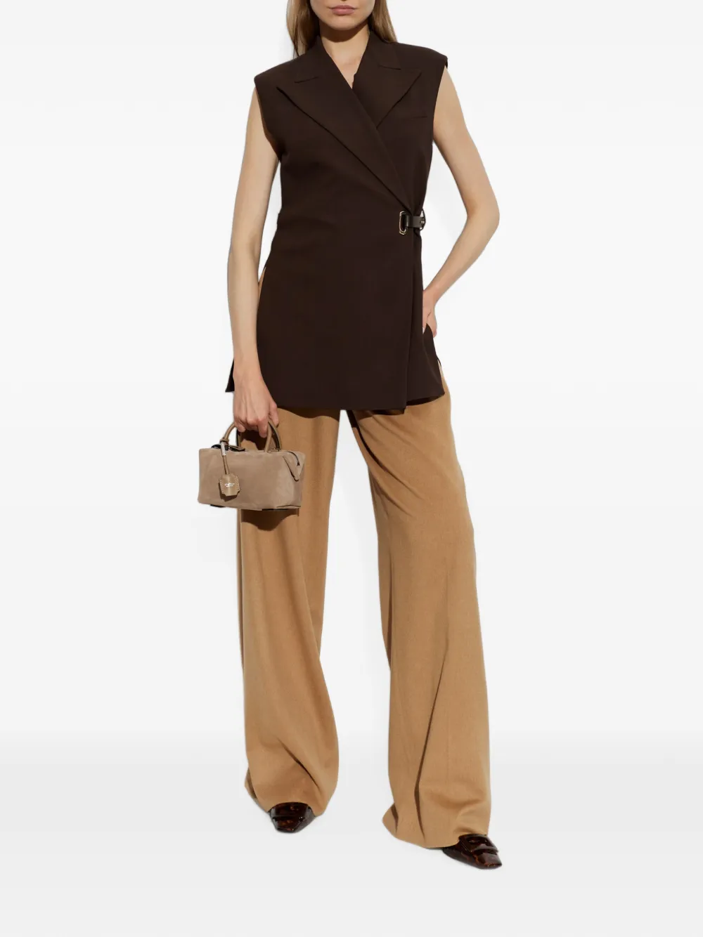 Max Mara Filato wollen broek Bruin