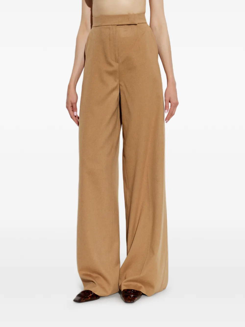 Max Mara Filato wollen broek Bruin