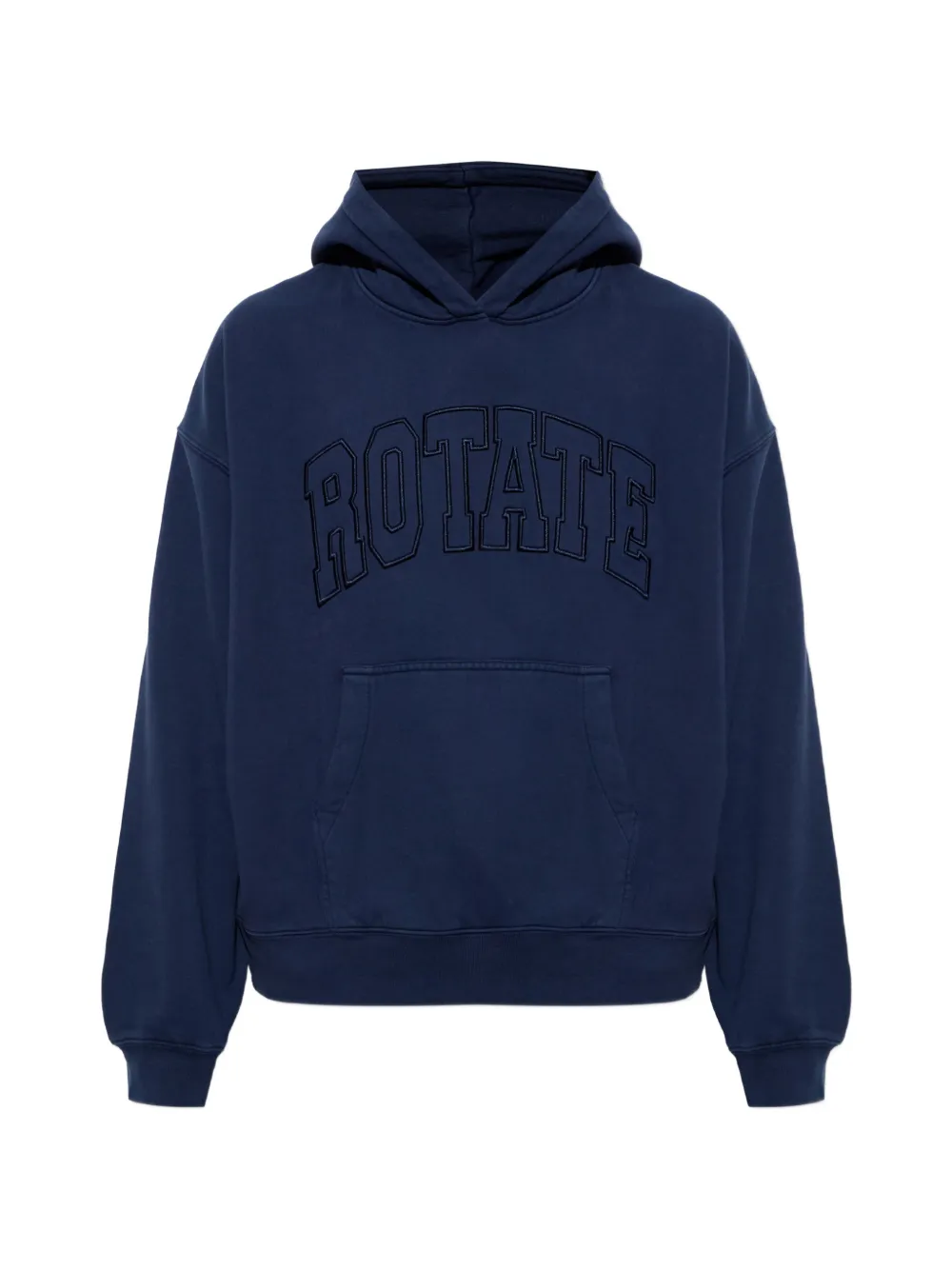 ROTATE BIRGER CHRISTENSEN logo-embroidered hoodie - Blu