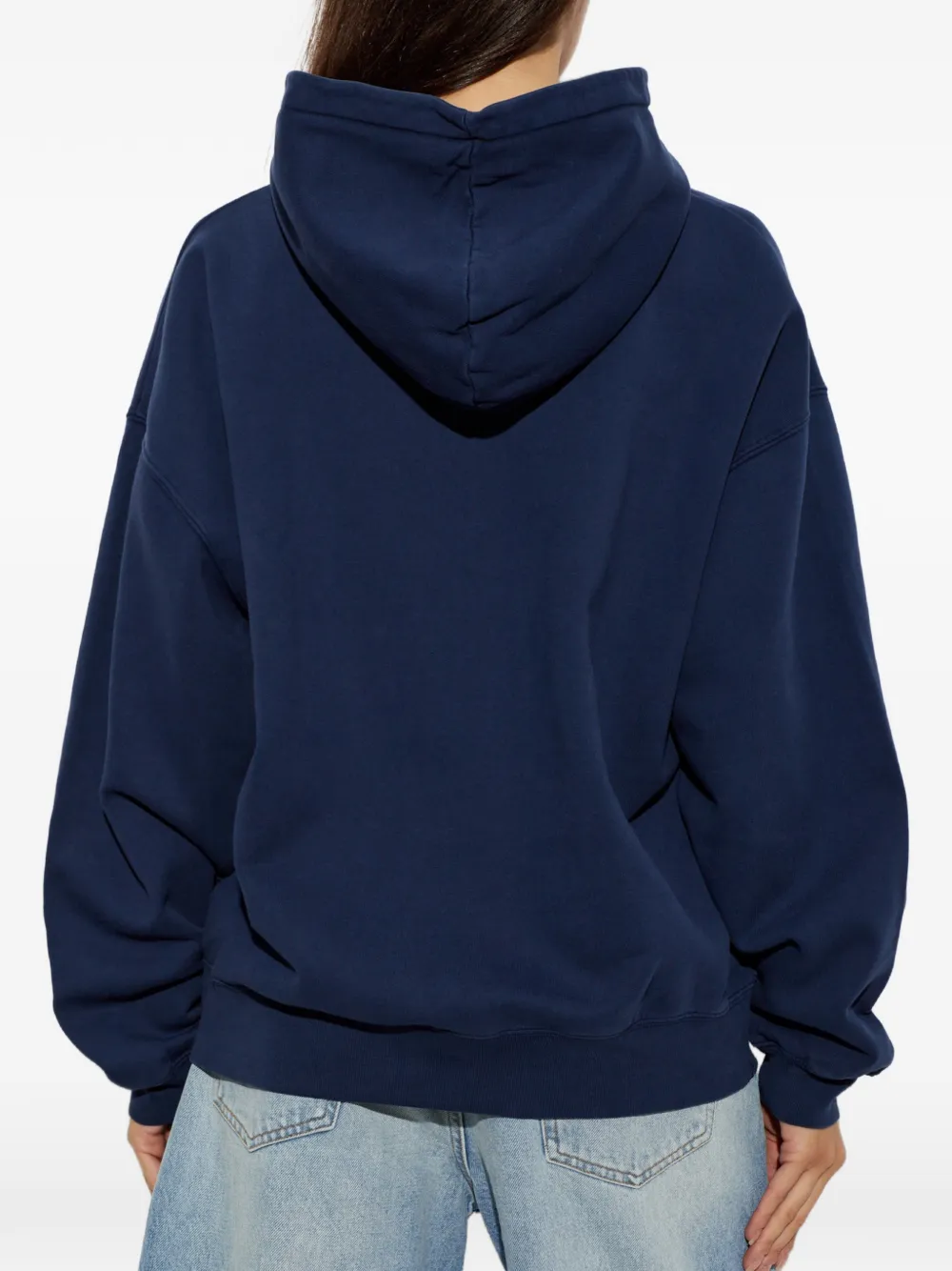 ROTATE BIRGER CHRISTENSEN Hoodie met geborduurd logo Blauw