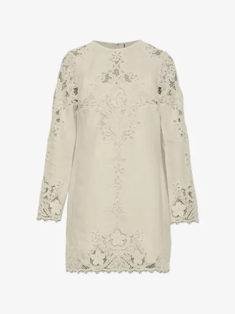 Ulla Johnson Camie lace-panelled mini dress
