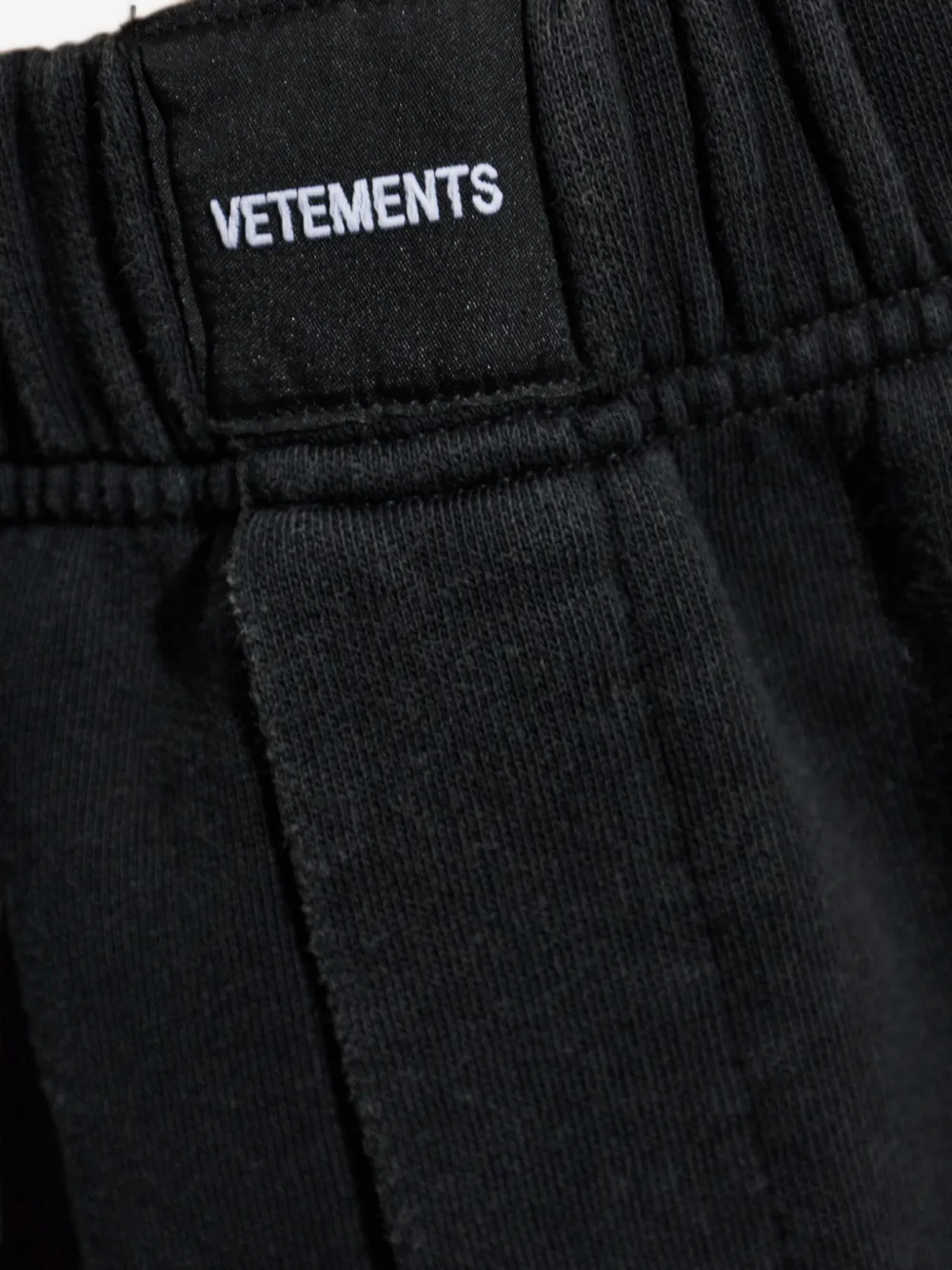 VETEMENTS Trainingsbroek met elastische taille Zwart