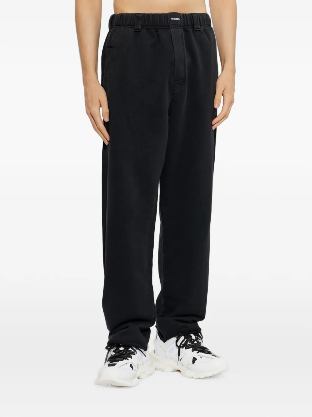 VETEMENTS Trainingsbroek met elastische taille Zwart