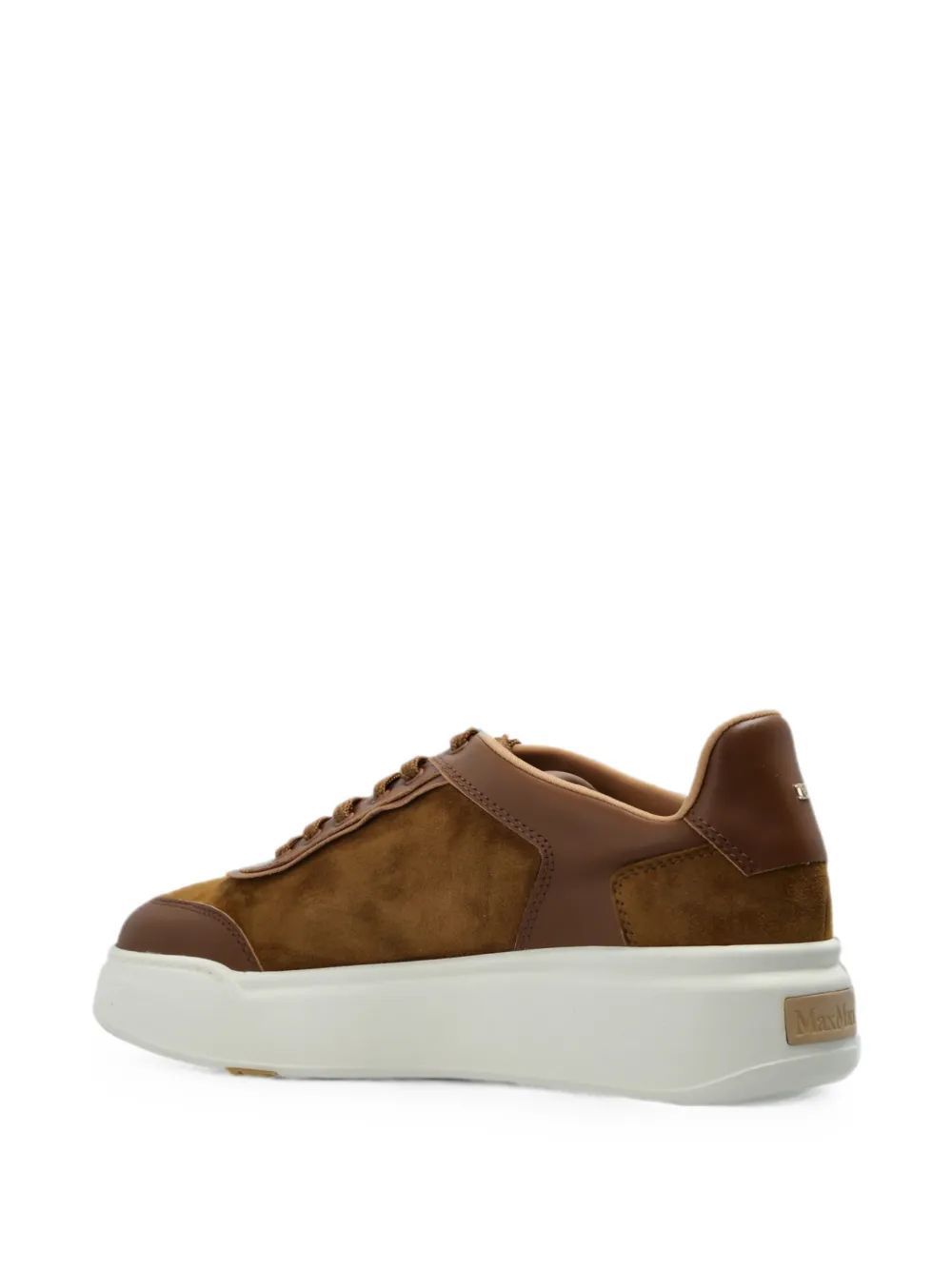 Max Mara panelled leather sneakers Bruin