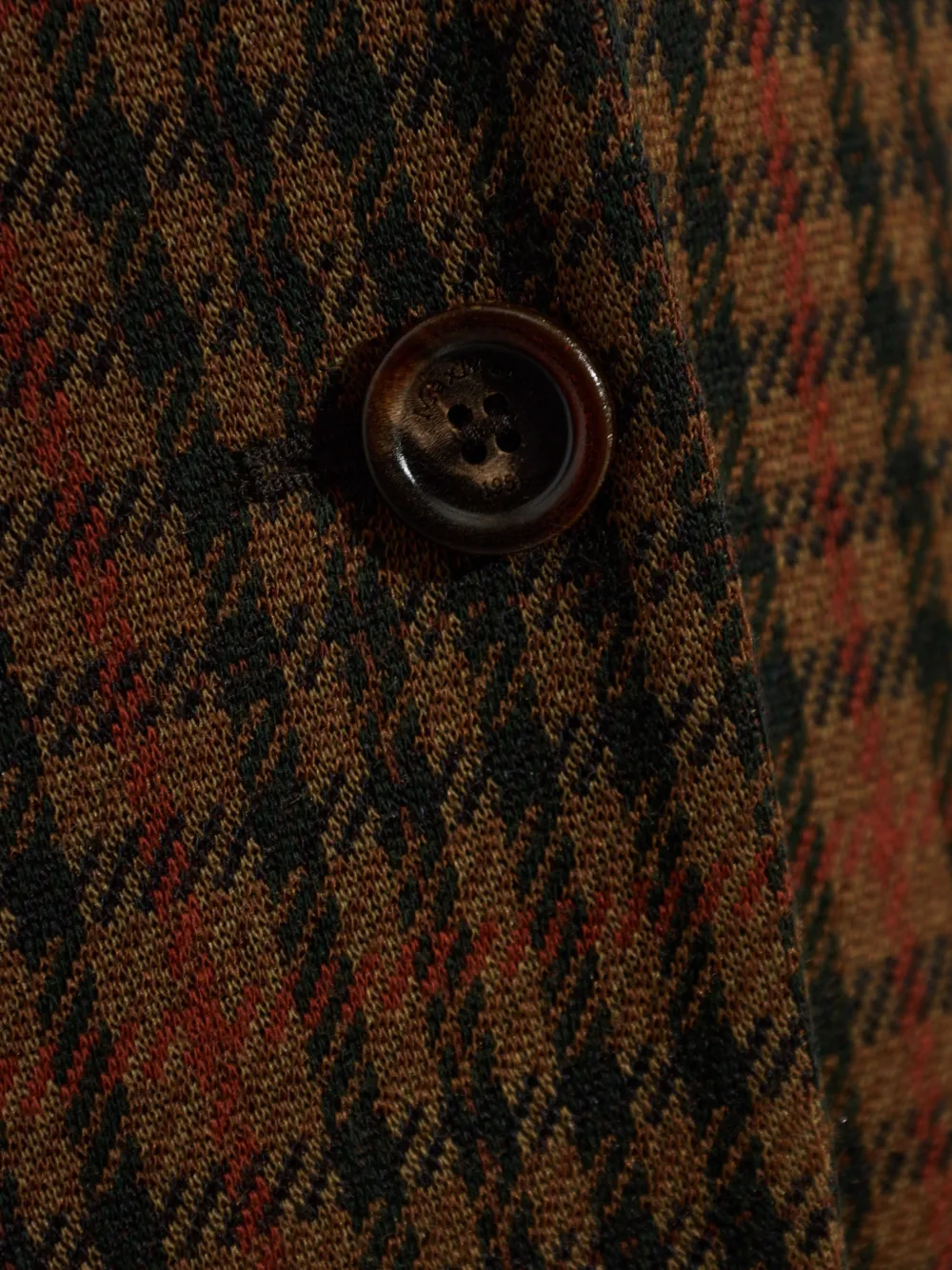 Max Mara Check Wool-blend Single-breasted Jacket In Brown