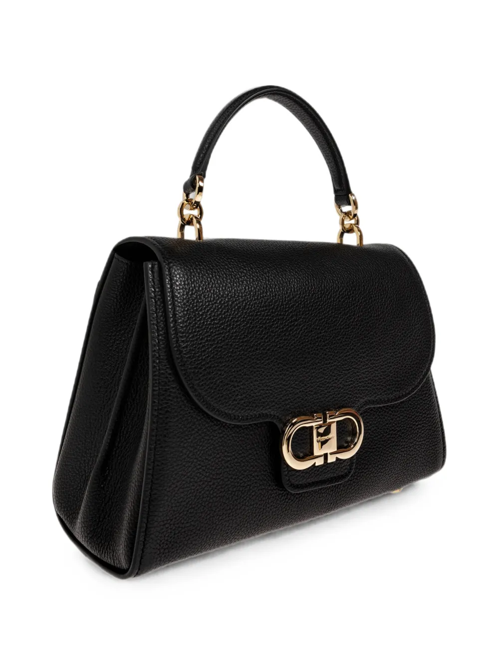 Ferragamo Double Gancini shopper Zwart