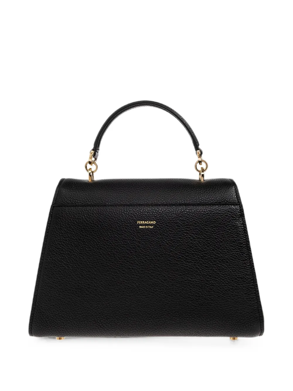 Ferragamo Double Gancini shopper Zwart