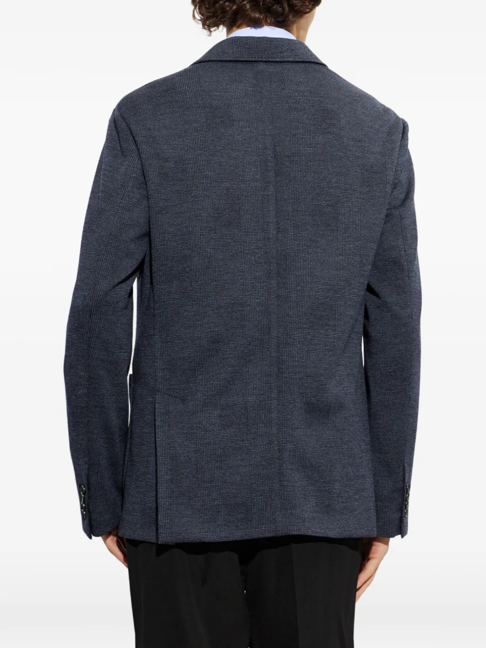 Brioni Blazer met gekerfde revers Blauw