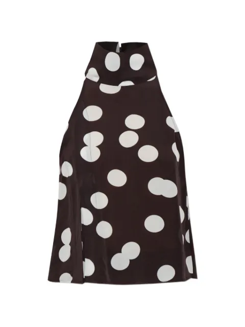 IRO Dreah polka-dot top
