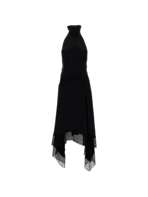 THE ANDAMANE Neckholder-Kleid mit Spitzenborten