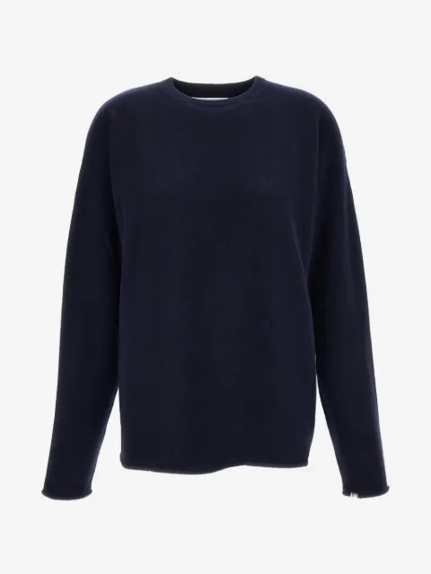 extreme cashmere jersey oversize con cuello redondo