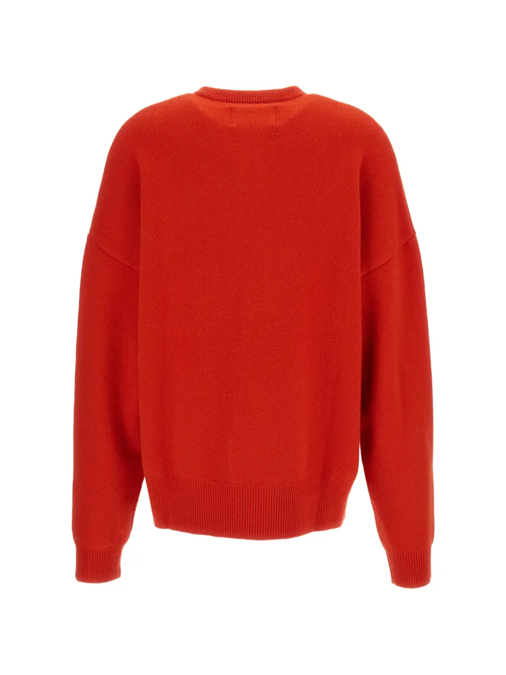 extreme cashmere Nº496 trui met halve rits en verlaagde schouders Rood