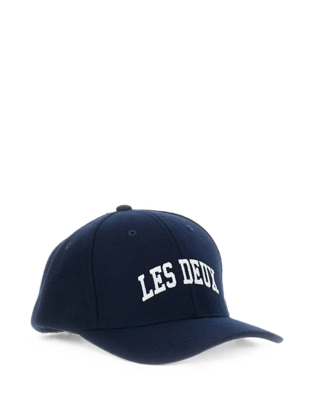 Les Deux logo-embroidered baseball cap - Blau