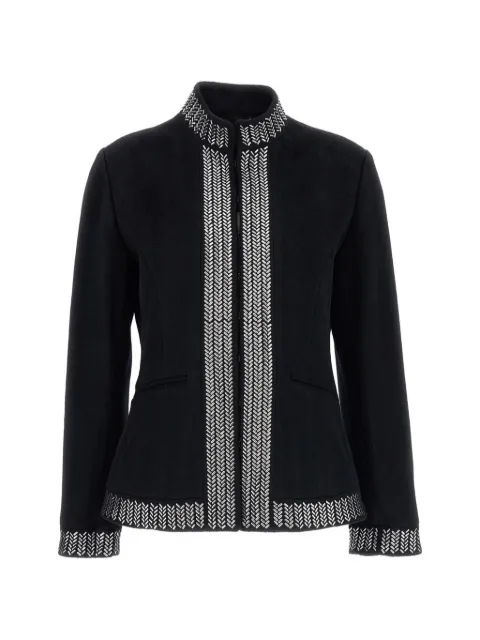 Irie' stud-embellished stand-up collar jacket