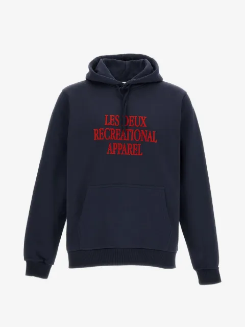 Les Deux hoodie con logo estampado y cordones