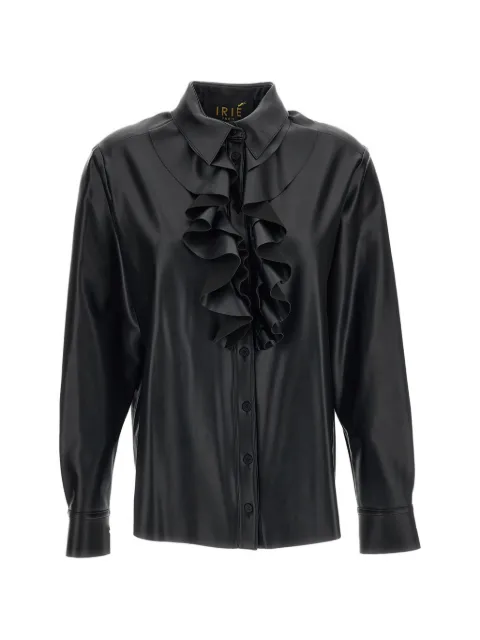 Irie' ruffled-trim long-sleeve shirt