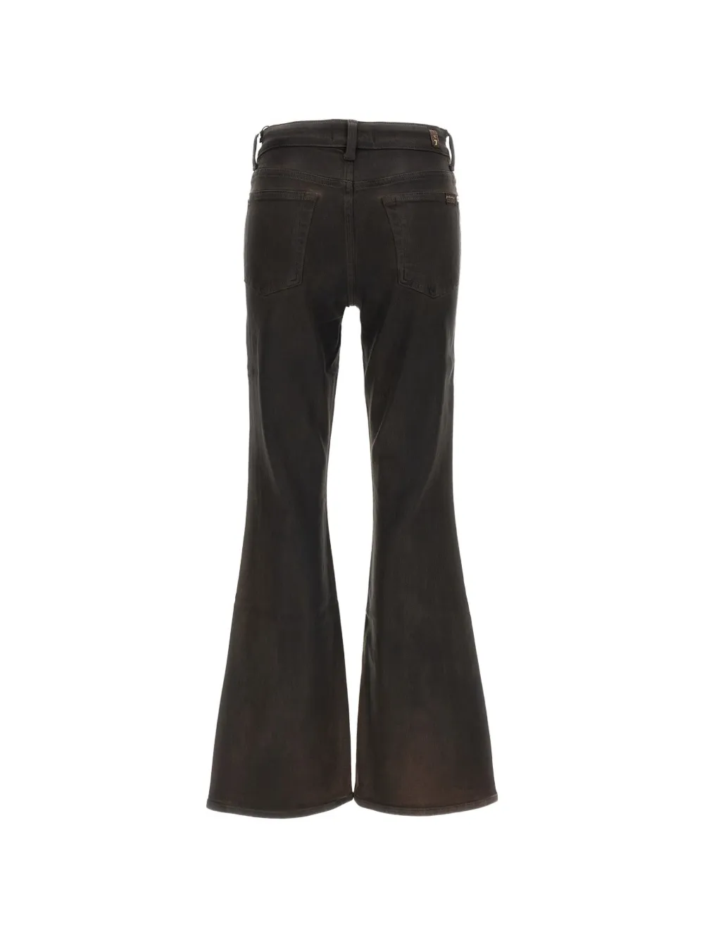 7 For All Mankind Flared jeans met knoopsluiting Bruin