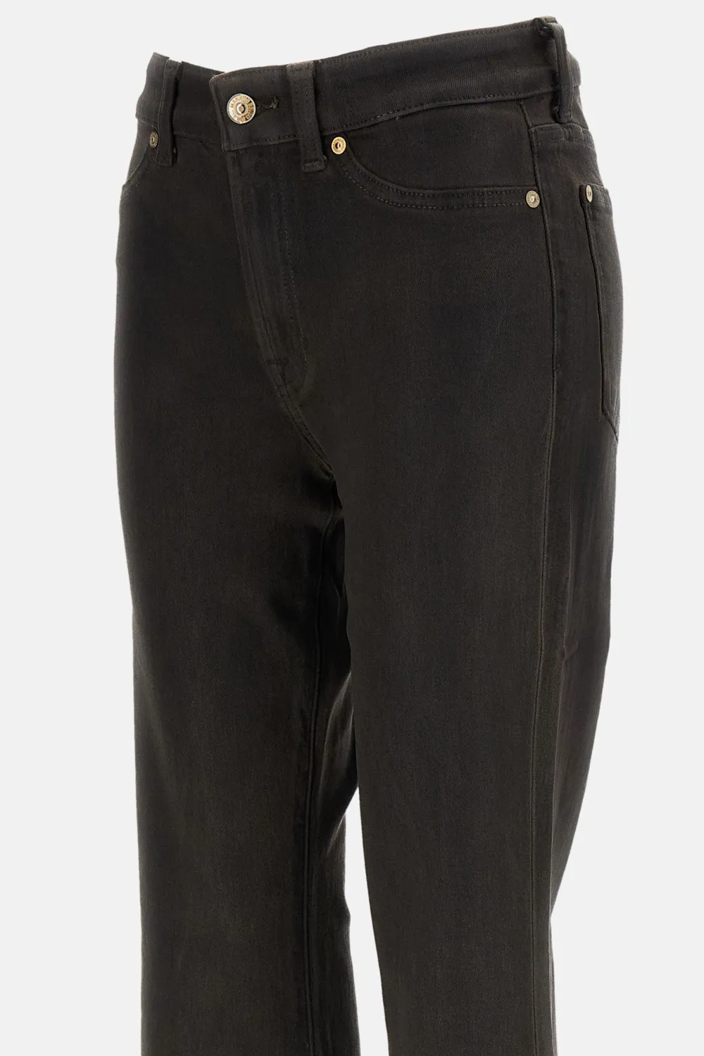 7 For All Mankind Flared jeans met knoopsluiting Bruin