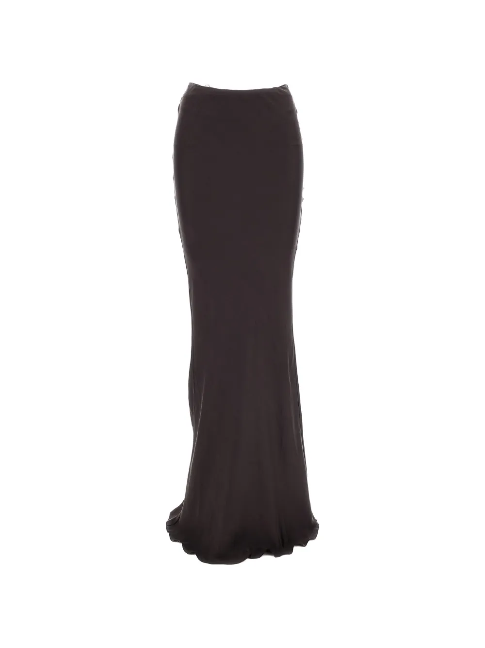 THE ANDAMANE ruched floor-length maxi skirt - Rot