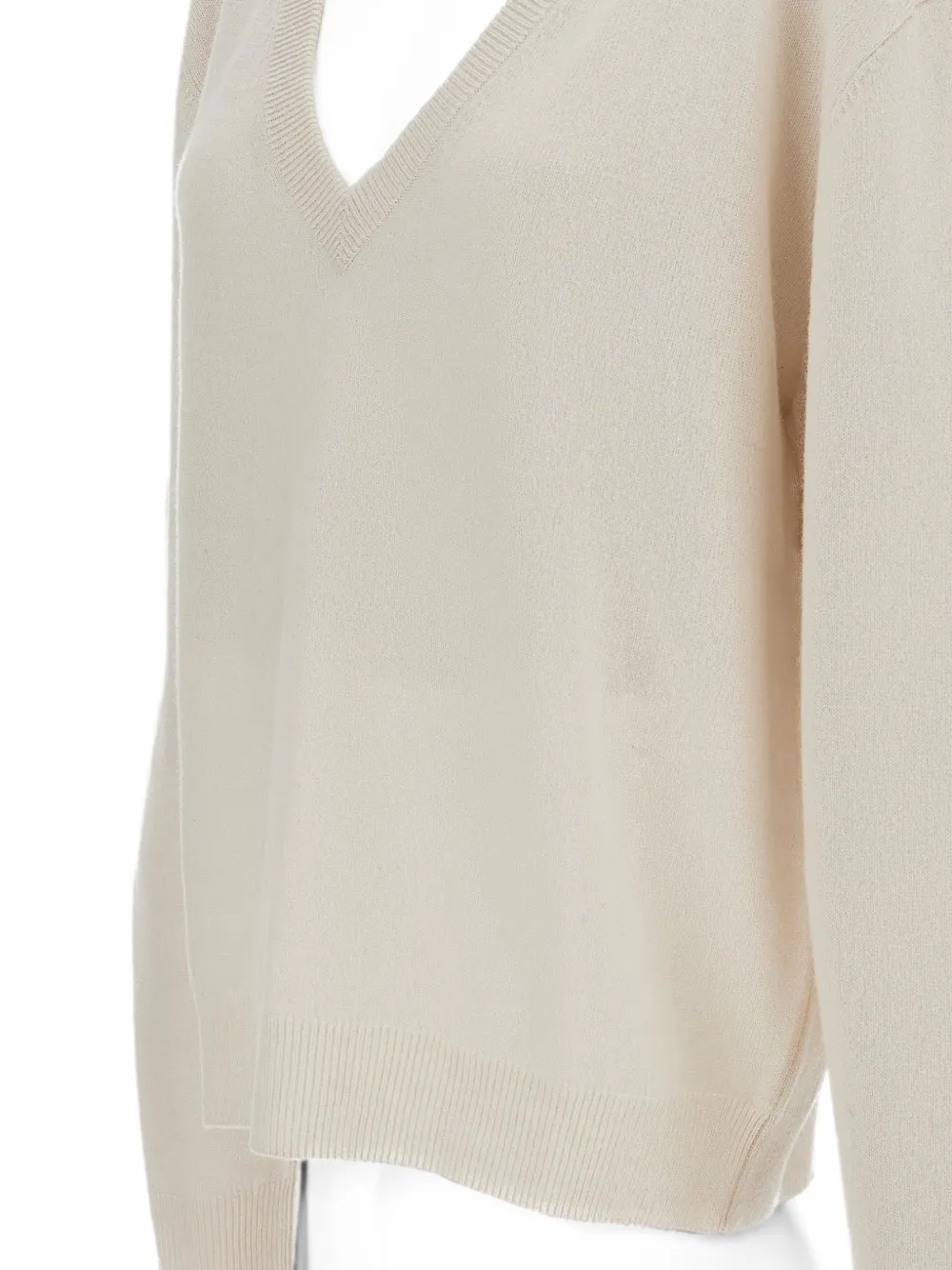 extreme cashmere Trui met V-hals Beige