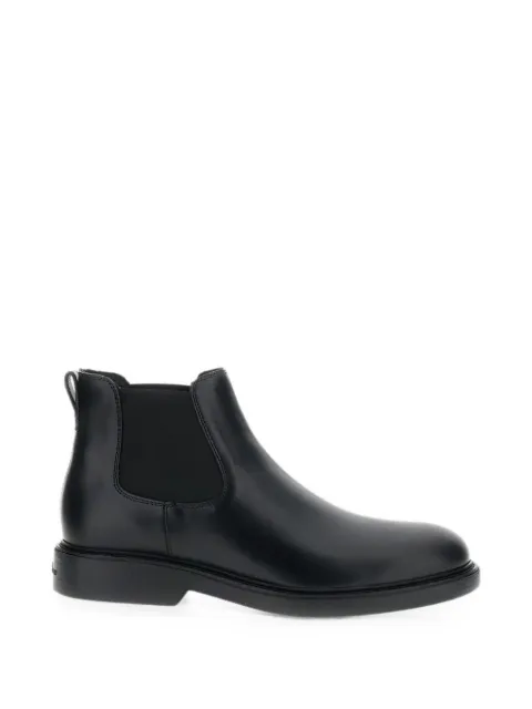 Hogan elasticated-panel leather boots
