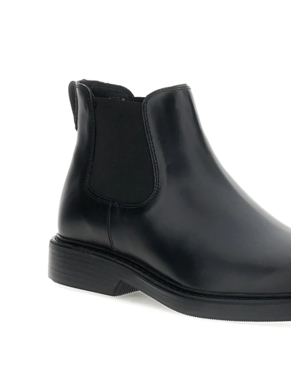 Hogan elasticated-panel leather boots Zwart