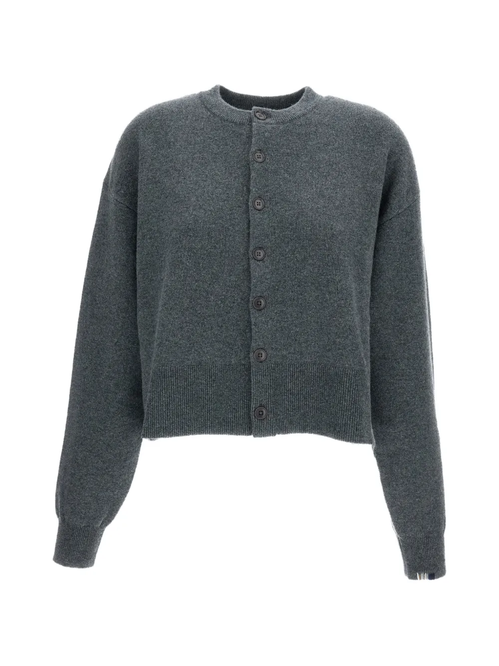extreme cashmere Nº170 Chou button-up cardigan - Grigio