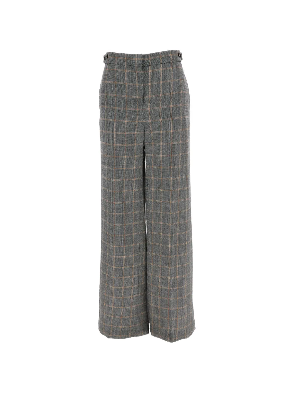 Stella McCartney checked wool trousers - Grau