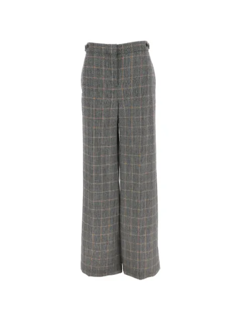 Stella McCartney pantalones con motivo de cuadros