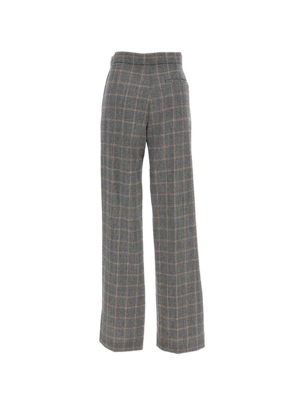 Stella McCartney Geruite wollen broek Grijs