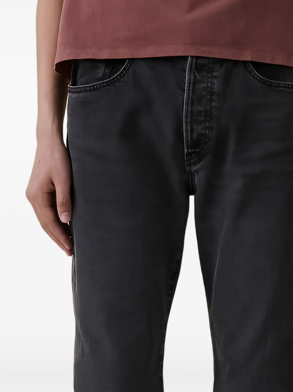Jeanerica Straight jeans Zwart