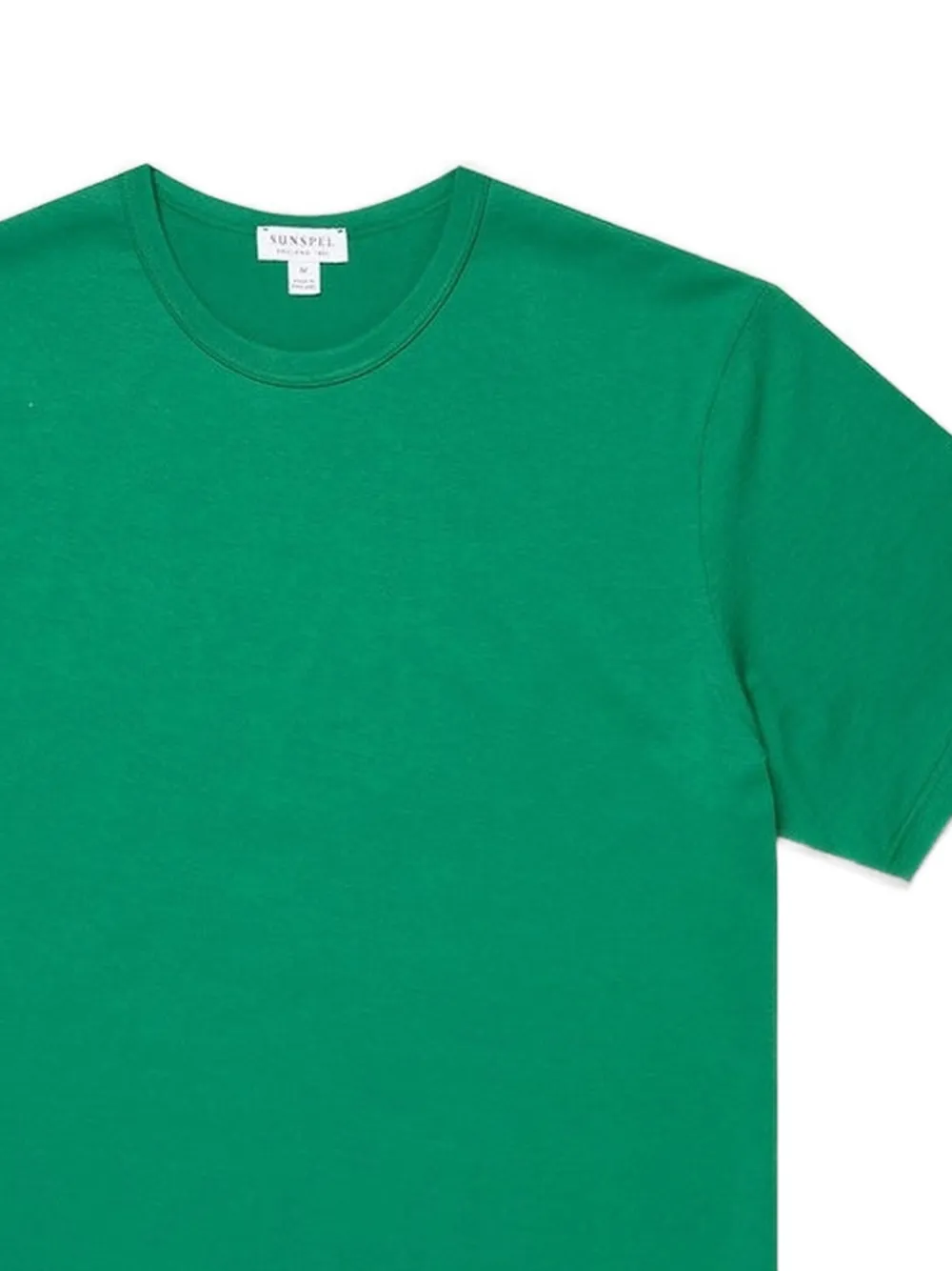 Sunspel crew-neck classic T-shirt Groen