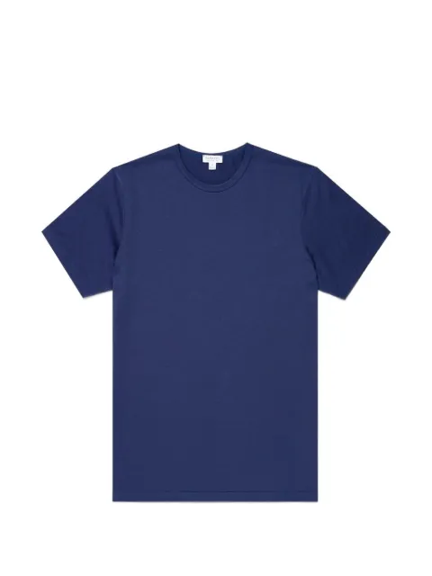 Sunspel camiseta con cuello redondo