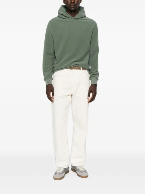 04651 / A TRIP IN A BAG ribbed-hem hoodie