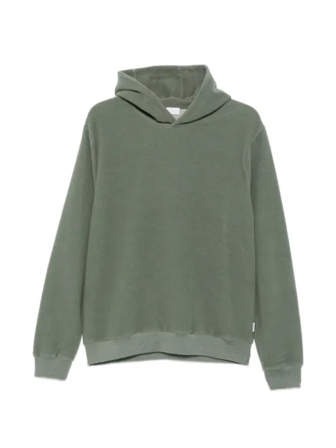 04651 / A TRIP IN A BAG ribbed-hem hoodie