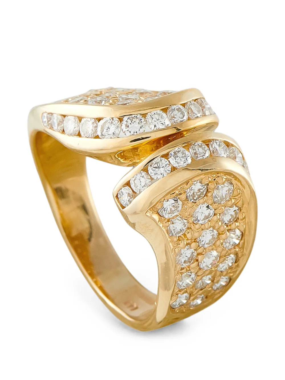 Pre-owned Lb Exclusive Diamond Ring In Gold