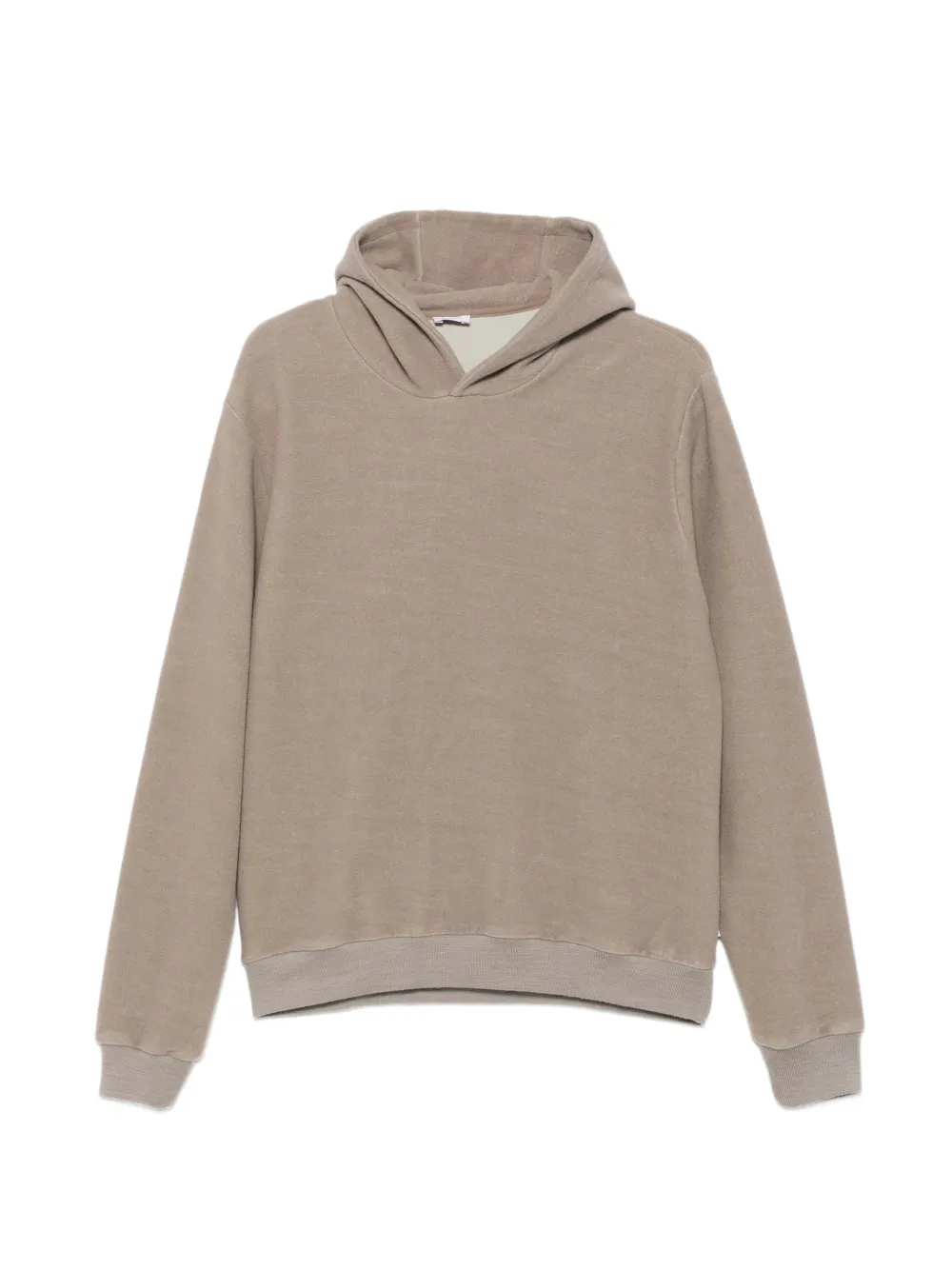 04651 / A TRIP IN A BAG ribbed-hem hoodie - Grau